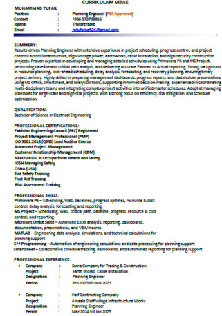 Riyadh, Job Seekers, Planning Engineer | Project Planning | Planning & Scheduling | Project Controls