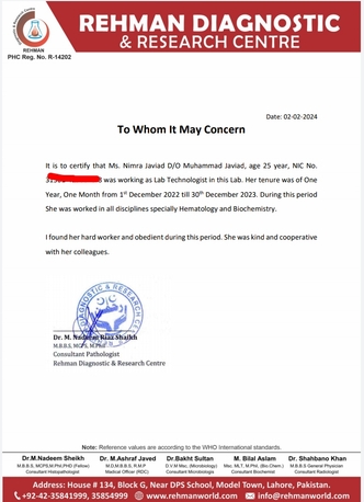 Dammam, Job Seekers, Medical Lab Technologist/ Technician