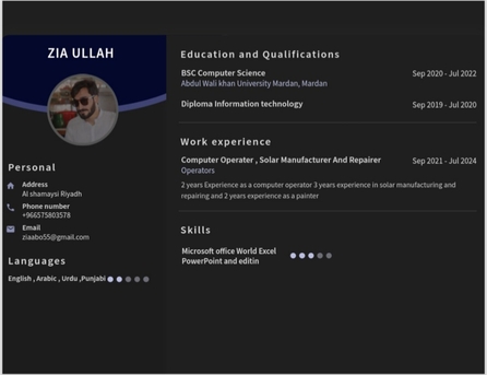 Riyadh, Job Seekers, Computer Operator , Accountant , Solar Manufacturer And Painter