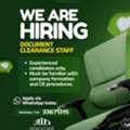 Wanted : Documents Clearance Staff