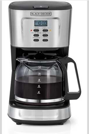 Jeddah, Electronics, SAR 130,  BLACK DECKER 12-Cup Coffee Maker Brand New