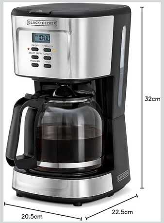 Jeddah, Electronics, SAR 130,  BLACK DECKER 12-Cup Coffee Maker Brand New