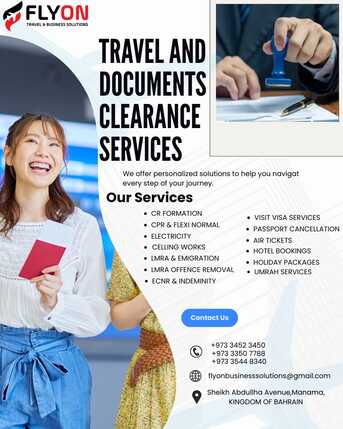 Manama, Business, We Are Trust-In Documents Clearance And Travel Purpose In Cheap Price.