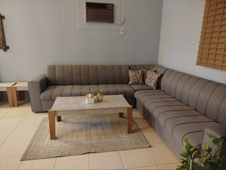 Olaya, Furniture, SAR 650,  L Shape Gray Sofa