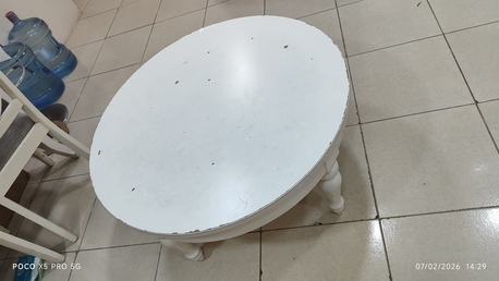 Dammam, Furniture, SAR 50,  Tea Table 90x90cm White Color