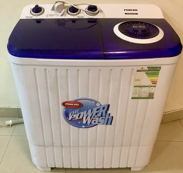 Riyadh, Appliances, SAR 350,  Semi Automatic Washing Machine - Nikai (9 Kg)