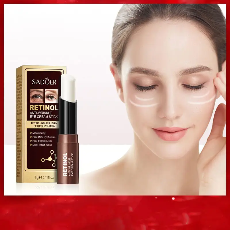 Riyadh, Health & Beauty Items, SAR 15,  SADOER Retinol Anti-Wrinkle Eye Cream Stick (3g)