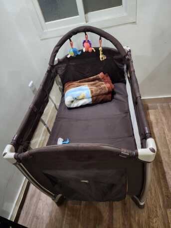 Riyadh, Baby & Kid Stuff, SAR 350,  By & Kids Bundle For Sale (Giggles Playpen + Kids Bike + Safety Gate + 2 Lamps)