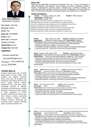 Riyadh, Job Seekers, Administrative Assistant/ Office Assistant