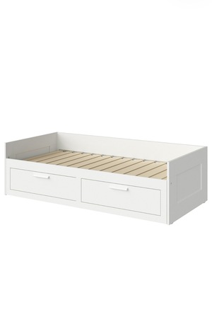 Madinat Al Ummal, Furniture, IKEA Day Bed Frame With 2 Drawers White