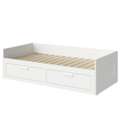 IKEA Day Bed Frame With 2 Drawers White