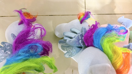 Hamad Town, Toys & Games, BHD 6,  Unicorn 4 Pcs Neat And Good Condition Together For Sale