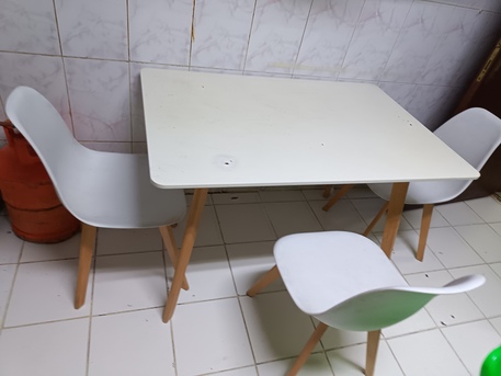 Jubail, Furniture, SAR 300,  Dining Table With 3 Chairs And Tea Table