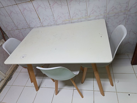 Jubail, Furniture, SAR 300,  Dining Table With 3 Chairs And Tea Table