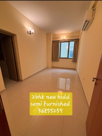 Hidd, Apartments/Houses, BHD 250/month,  Furnished,  2 BR,  Flat 2bhk Semi Furnished New Hidd