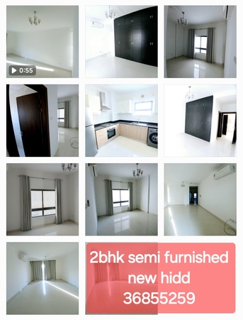 Hidd, Apartments/Houses, BHD 260/month,  2 BR,  Flst 2bhk Semi-furnished Hidd Exclusive