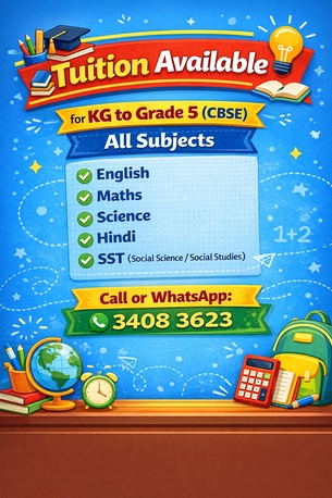 Zinj, Lessons Offered, Primary Tuition Available