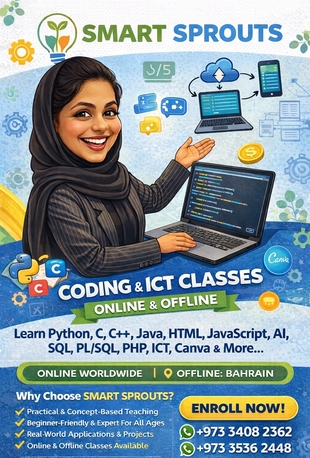 Manama, Lessons Offered, Learn Coding Anytime, Anywhere &ndash; Online & Offline