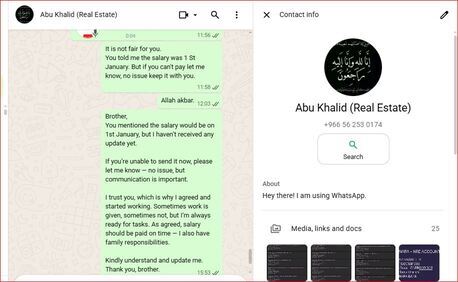 Riyadh, Real Estate, Real Estate Scammer Alert - (+966562530174 & +966597705642) Salary Not Paid