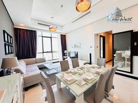 Manama, Apartments/Houses, BHD 400/month,  2 BR,  Stylish Apartment With Stunning City And Sea Views.