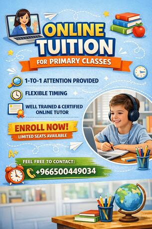 Dammam, Lessons Offered, Offering Online Tution