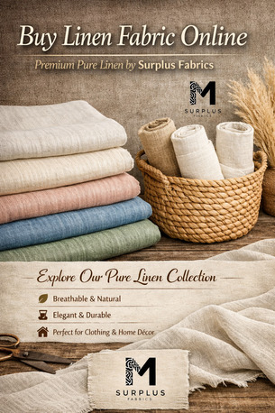Mumbai, Clothing & Accessories, Buy Linen Fabric Online | Premium Pure Linen By Maa Ambay Fabrics