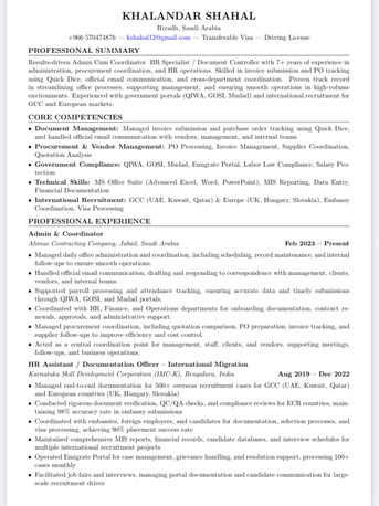 Riyadh, Job Seekers, Administartion Assistant / Coordinator
