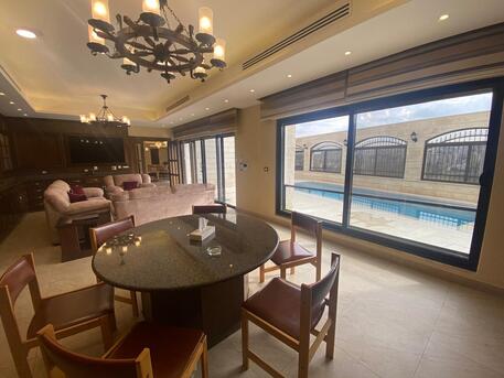 Abdoun, Apartments/Houses, JOD 45000/year, Furnished, 5 BR, 600 Sq. Meter, Semi Villa For Rent In Abdoun