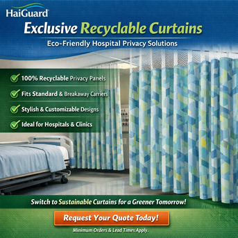 New York, Health, Recyclable Cubicle Curtains &ndash; Hospital Use