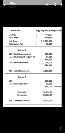 Manila, Sublets, PHP 3/year,  3 BR,  60 Sq. Meter,  3 Bedrooms Rent To Own For As Low As 25k Monthly Or For Sale 3.5m