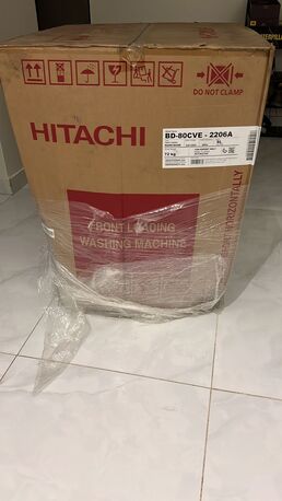 Riyadh, Electronics, SAR 1600,  Hitachi Automatic Washing Machine &ndash; Front Load ~8kg &ndash;  Like New