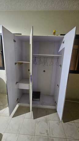 Khobar, Furniture, SAR 300,  3 Door Wardrobe For Sale (160 X 200 Cm X 55cm)