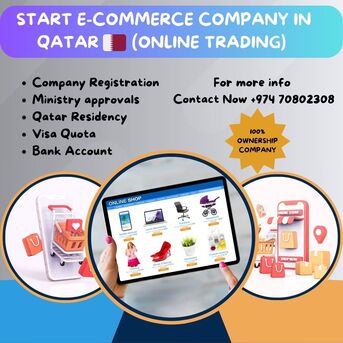 Doha, Business, E-Commerce (online Trading) Company Formation In Qatar With 100% Ownership