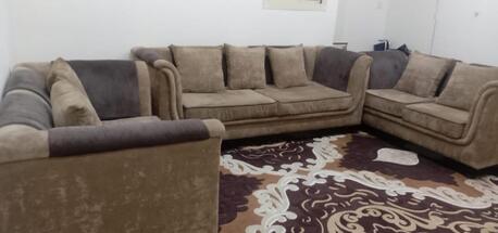 Jeddah, Furniture, SAR 600,  American Sofa Set - 7 Seaters - Barely Used - Very Good Condition