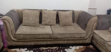 Jeddah, Furniture, SAR 600,  American Sofa Set - 7 Seaters - Barely Used - Very Good Condition