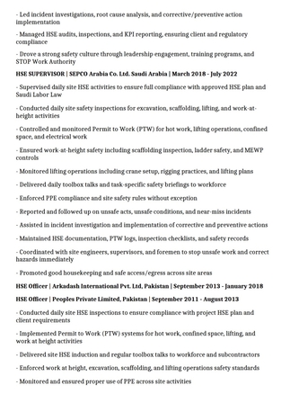 Khobar, Job Seekers, HSE SUPERVISOR | NEBOSH IGC | IMMEDIATELY AVAILABLE