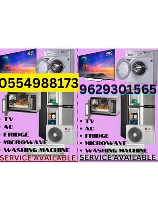 Riyadh, Appliance Repair, All Brand Fridge, Washing Machine, Tv,Micro Oven,AC,Water Heater Service At Your Own Place