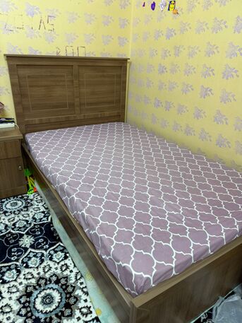 Jubail, Household Items, SAR 550,  New Single Bed With Madicated Mattress (120cmx200cm)