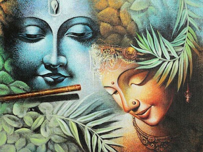 Noida, Household Items, Radha Krishna Spiritual Canvas Painting