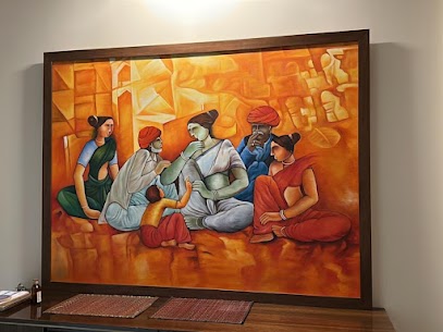 Noida, Household Items, Traditional Indian Lifestyle Canvas Painting