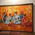 Traditional Indian Lifestyle Canvas Painting