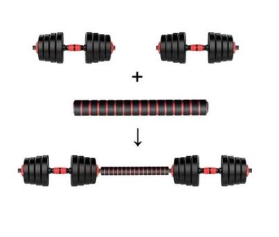 Manama, Sporting Goods, BHD 21,  2 In 1 Barbell And Dumbbell Set Removable 20kg