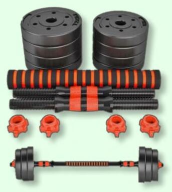 Manama, Sporting Goods, BHD 21,  2 In 1 Barbell And Dumbbell Set Removable 20kg