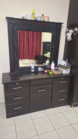 Dhahran, Furniture, SAR 850,  COMPLETE BED SET (bed With Mattress, Dressing Table, Almirah)