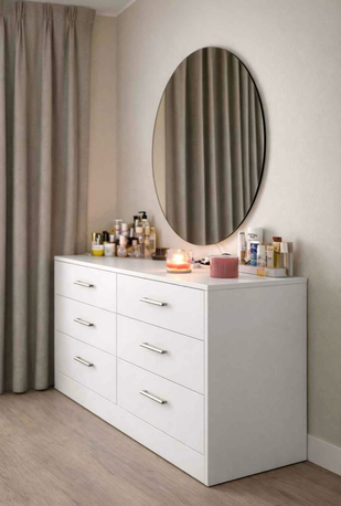 Jeddah, Furniture, SAR 900,  Brand New 6 Drawers Dressing Table Avalible