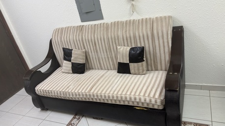 Al Thuqbah, Furniture, SAR 250,  Complete Living Room Set: 9-Seater Sofa + Matching Coffee Table