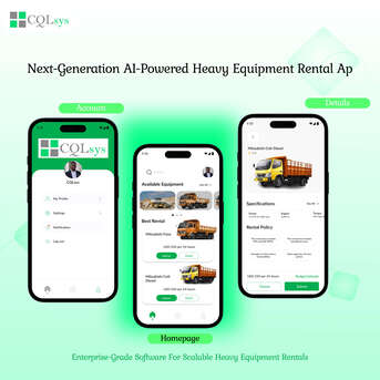 San Francisco, Software Development, AI-Powered Heavy Equipment Rental App | Smart Fleet Management
