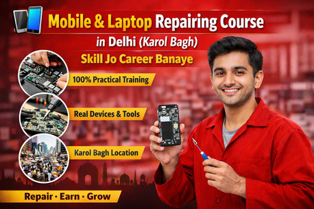 New Delhi, Lessons Offered, Best Mobile & Laptop Repairing Institute In Delhi
