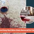 Carpet Cleaning Ashbury For Fast Wine Stain Solutions