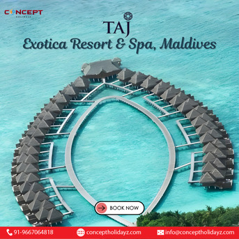 New Delhi, Travel, Taj Exotica Resort & Spa Maldives
